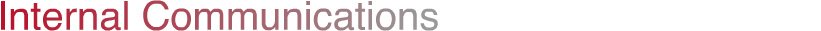 Internal Communications