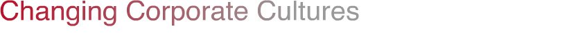 Changing Corporate Cultures